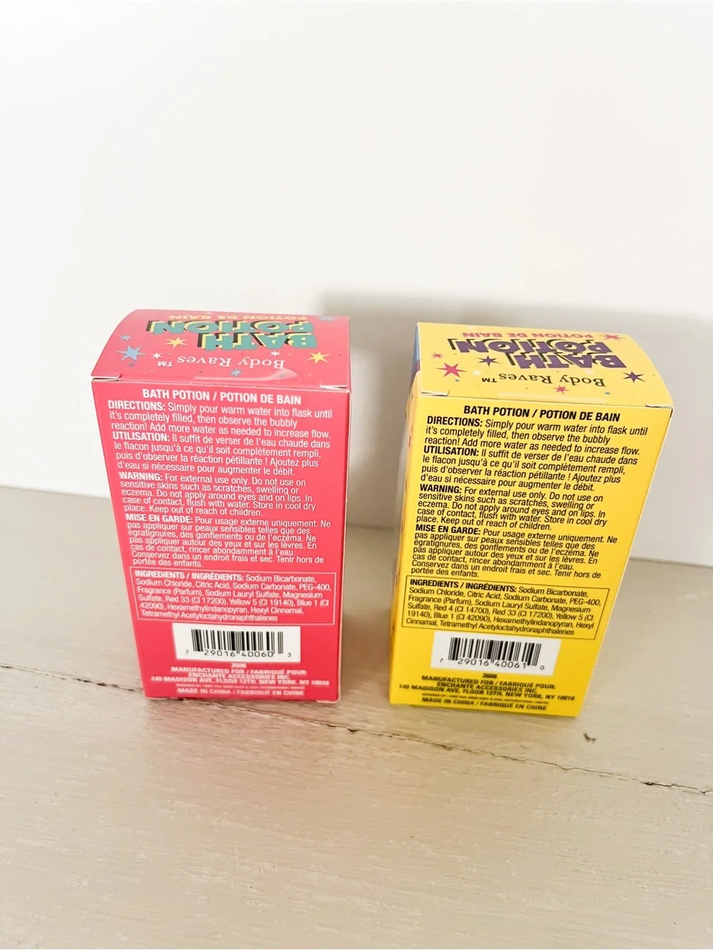Body Raves Bath Potion Cotton Candy Scented 2-Pack NEW Colors & Foams